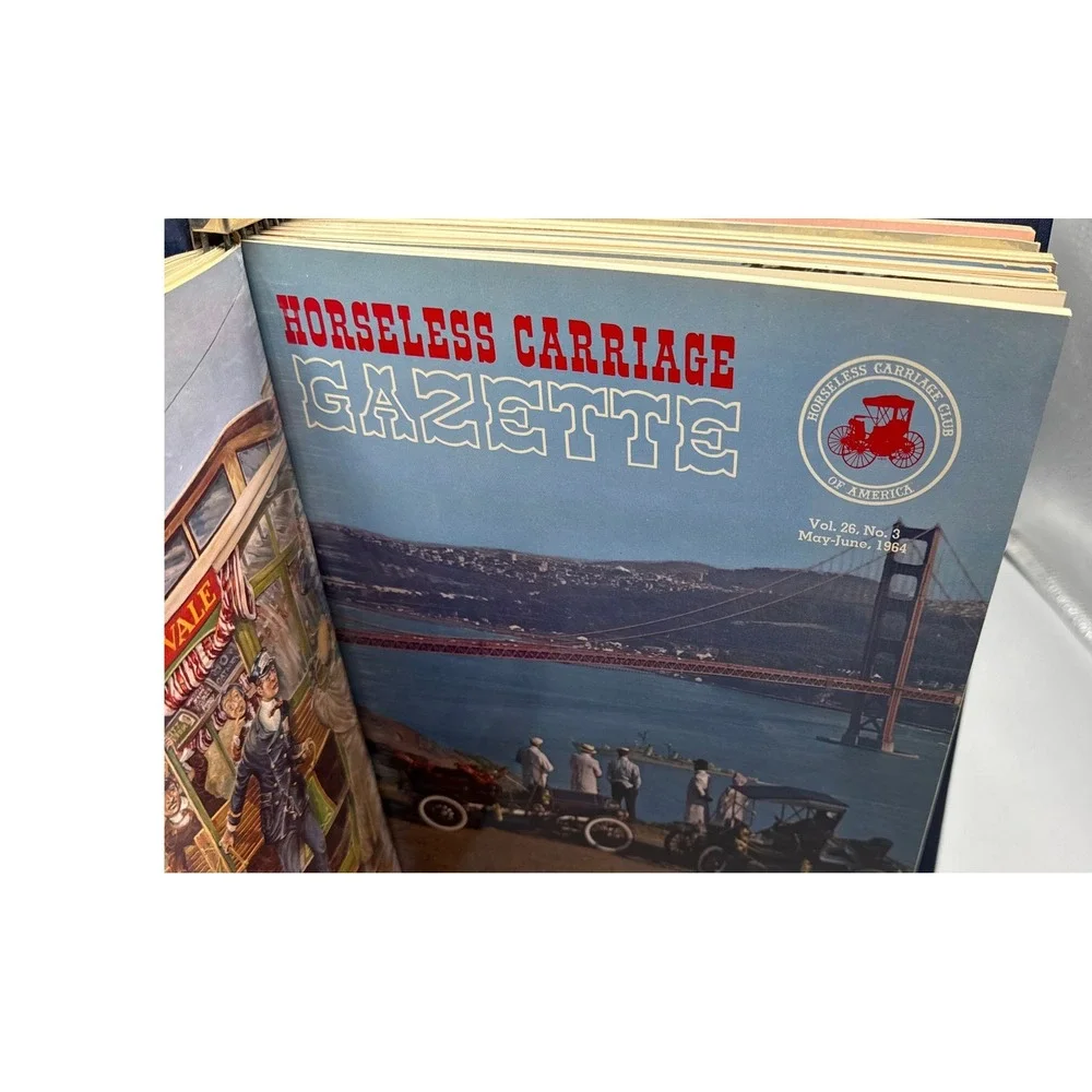 Horseless Carriage Gazette 1964-1965 Magazine Collection 11 Issues Blue Binder-B